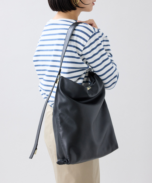 IENA(イエナ)の「《追加2》PUNTI./プンティ GRAFT L TOTE トートバッグ(トートバッグ・レディース・ブラック/ブラウン・FREE)」の5枚目の写真