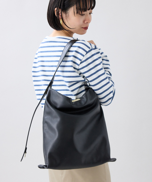 IENA(イエナ)の「《追加2》PUNTI./プンティ GRAFT L TOTE トートバッグ(トートバッグ・レディース・ブラック/ブラウン・FREE)」の7枚目の写真