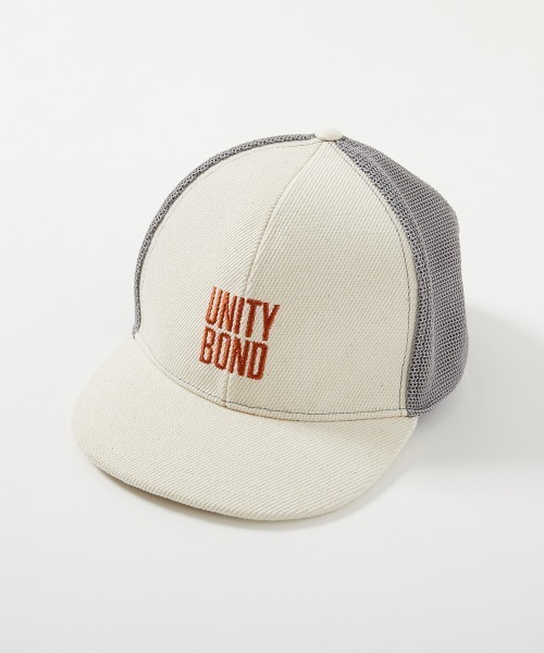 devirock(デビロック)の「【おーちゃんコラボ】親子で使える フラットバイザー メッシュキャップ(キャップ・キッズ・サックスブルー系/アイボリー/ブラック・52/54/56/58)」の12枚目の写真