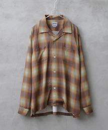 【HOUSTON】OMBRE L/S CHECK SHIRT