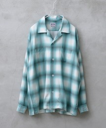 【HOUSTON】OMBRE L/S CHECK SHIRT