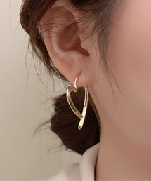 YU-KA:ハートデザインピアス Heart design pierce