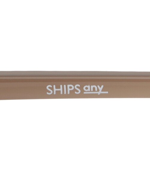 SHIPS any（シップス エニィ）の「SHIPS any: ボストン型 UVカット サングラス（サングラス・レディース・ライトグレー/キャメル/ブラック・ONE SIZE）」の6枚目の写真