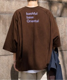 bashful base Oriental（バッシュフルベースオリエンタル）の「【新色追加！/bbO】バックロゴボリュームT（Tシャツ/カットソー）」