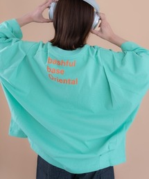bashful base Oriental（バッシュフルベースオリエンタル）の「【bbO】バックロゴボリュームT（Tシャツ/カットソー）」