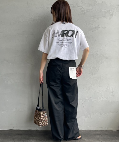 Americana アメリカーナ バックロゴコクーンTシャツ Americana/アメリカーナ] バックプリントロゴTシャツ（Tシャツ