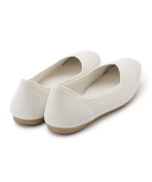 SHOO・LA・RUE（シューラルー）の「【洗える】透かし編みニットパンプス（パンプス・レディース・ゴールド/オフホワイト/ブラック/シルバー・35/45/25）」の7枚目の写真