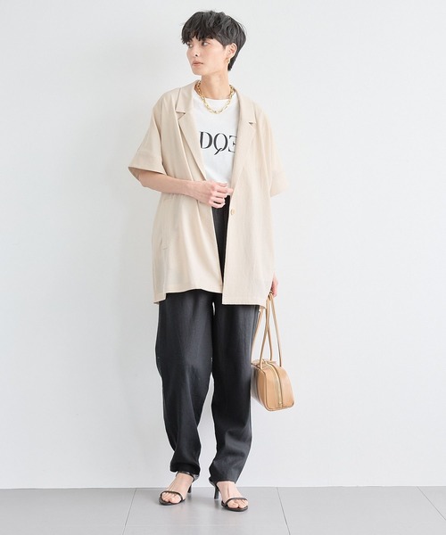 ポプリンハーフスリーブジャケット【JAPAN FABRIC】ハンド