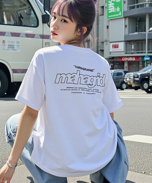 mahagrid/マハグリッド』BACK THIRD LOGO TEE /バックサードロゴ