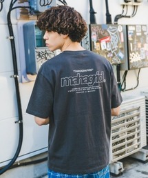 『mahagrid/マハグリッド』BACK THIRD LOGO TEE /バックサードロゴ Tシャツ
