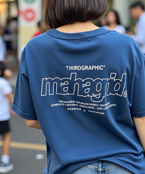 mahagrid/マハグリッド』BACK THIRD LOGO TEE /バックサードロゴ