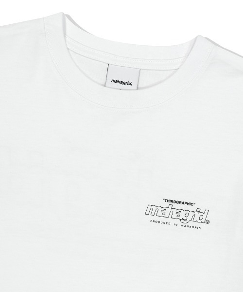 MAHAGRID(マハグリッド)の「『mahagrid/マハグリッド』BACK THIRD LOGO TEE /バックサードロゴ Tシャツ(Tシャツ/カットソー・メンズ・チャコールグレー/ブルー/ブラック/ホワイト・S/M/L/XL)」の11枚目の写真