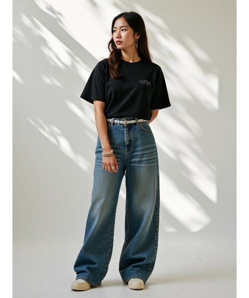 MAHAGRID(マハグリッド)の「『mahagrid/マハグリッド』BACK THIRD LOGO TEE /バックサードロゴ Tシャツ(Tシャツ/カットソー・メンズ・チャコールグレー/ブルー/ブラック/ホワイト・S/M/L/XL)」の19枚目の写真