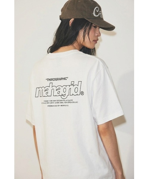 mahagrid/マハグリッド』BACK THIRD LOGO TEE /バックサードロゴ T
