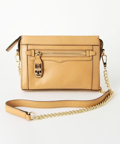 Another Edition(アナザーエディション)の「REBECCA MINKOFFミニクロスショルダー/FCREBECCA/M mini Cross◆(ショルダーバッグ・レディース・ベージュ/レッド・フリー)」の1枚目の写真