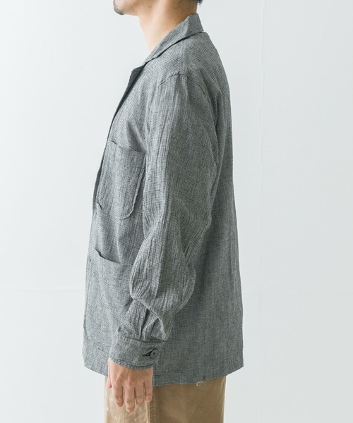 FREEMANS SPORTING CLUB（フリーマンズ スポーティング クラブ）の「FREEMANS SPORTING CLUB　DOBSON SHIRTS JACKET（その他アウター・メンズ・ブラック・SMALL/MEDIUM）」の3枚目の写真