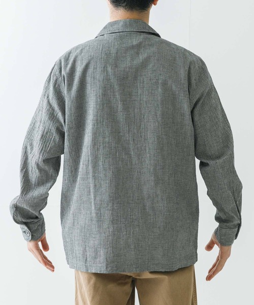 FREEMANS SPORTING CLUB（フリーマンズ スポーティング クラブ）の「FREEMANS SPORTING CLUB　DOBSON SHIRTS JACKET（その他アウター・メンズ・ブラック・SMALL/MEDIUM）」の4枚目の写真