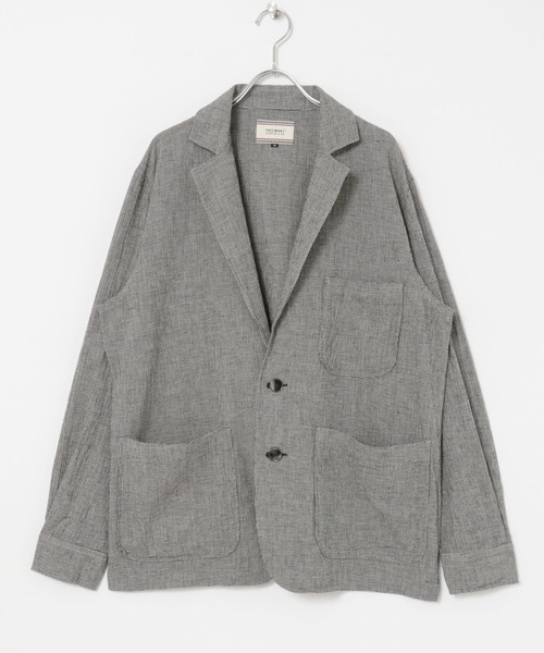 FREEMANS SPORTING CLUB（フリーマンズ スポーティング クラブ）の「FREEMANS SPORTING CLUB　DOBSON SHIRTS JACKET（その他アウター・メンズ・ブラック・SMALL/MEDIUM）」の5枚目の写真