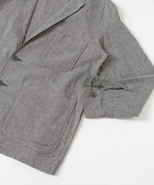 FREEMANS SPORTING CLUB（フリーマンズ スポーティング クラブ）の「FREEMANS SPORTING CLUB　DOBSON SHIRTS JACKET（その他アウター・メンズ・ブラック・SMALL/MEDIUM）」の6枚目の写真