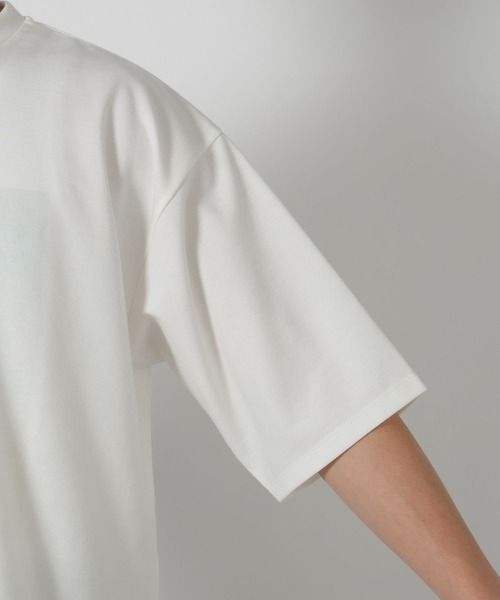 LAKOLE（ラコレ）の「アートペイントプリントT / 283520（Tシャツ/カットソー・メンズ・ホワイト/ブルー/チャコール・X-LARGE/LARGE/MEDIUM）」の9枚目の写真