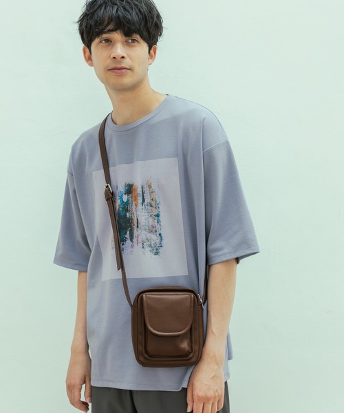 LAKOLE（ラコレ）の「アートペイントプリントT / 283520（Tシャツ/カットソー・メンズ・ホワイト/ブルー/チャコール・X-LARGE/LARGE/MEDIUM）」の18枚目の写真