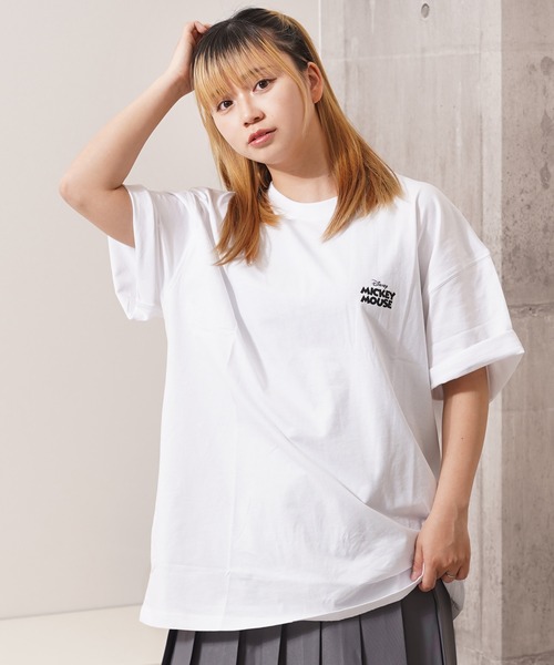 Disney(ディズニー)の「ディズニー ミッキーマウス オーバーサイズ Tシャツ / Disney Mickey Mouse Oversized T-Shirt(Tシャツ/カットソー・レディース・B/A/C/D/E/F・M/L)」の8枚目の写真