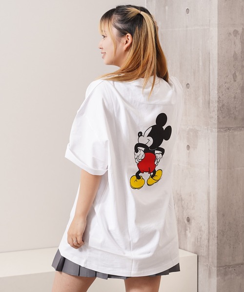 Disney(ディズニー)の「ディズニー ミッキーマウス オーバーサイズ Tシャツ / Disney Mickey Mouse Oversized T-Shirt(Tシャツ/カットソー・レディース・B/A/C/D/E/F・M/L)」の11枚目の写真