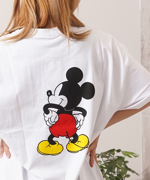 Disney(ディズニー)の「ディズニー ミッキーマウス オーバーサイズ Tシャツ / Disney Mickey Mouse Oversized T-Shirt(Tシャツ/カットソー・レディース・B/A/C/D/E/F・M/L)」の9枚目の写真
