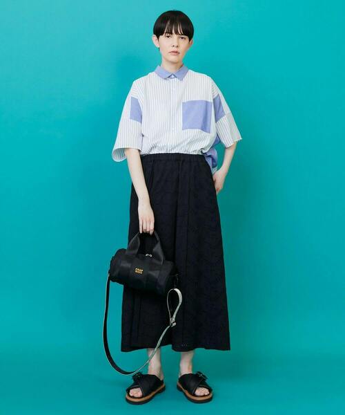 FRAPBOIS（フラボア）の「レレースカート（スカート・レディース・ブラック/ベージュ・1）」の3枚目の写真