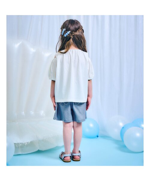 apres les cours(アプレレクール)の「【ジュニア対応】デイジーポケットショートパンツ(その他パンツ・キッズ・アイボリー/ライム/インディゴブルー・80/90/100/110/120/130/140)」の16枚目の写真