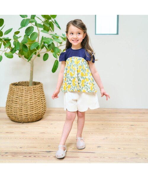 apres les cours(アプレレクール)の「【ジュニア対応】デイジーポケットショートパンツ(その他パンツ・キッズ・アイボリー/ライム/インディゴブルー・80/90/100/110/120/130/140)」の17枚目の写真