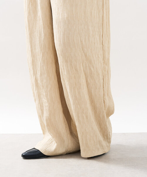 アンディコール　異素材コンビネゾン　ブラウン un dix cors（アンディコール）の「異素材コンビネゾン（サロペット