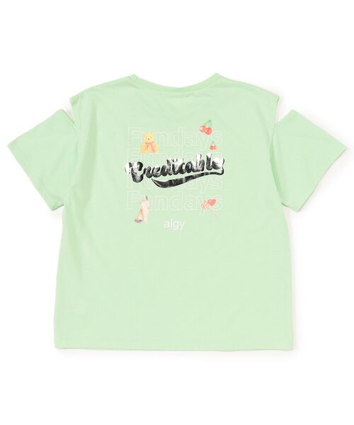 algy（アルジー）の「テンシャプリントT（Tシャツ/カットソー・キッズ・ブラック/オフホワイト/ミント・XX-SMALL/X-SMALL/SMALL/MEDIUM）」の12枚目の写真