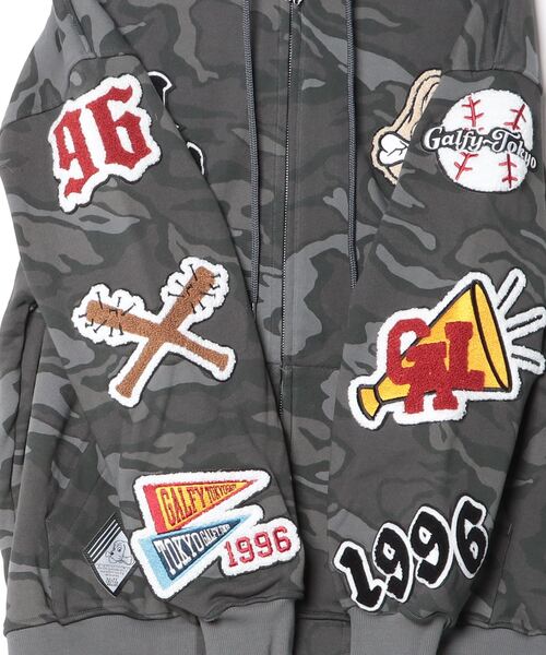 GALFY（ガルフィー）の「【GALFY/ガルフィー】復活わんわん大学パーカー（パーカー・メンズ・ブラック/オフホワイト/カモフラージュ・XL/L）」の20枚目の写真