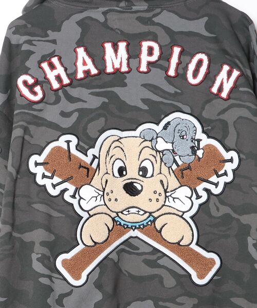 GALFY（ガルフィー）の「【GALFY/ガルフィー】復活わんわん大学パーカー（パーカー・メンズ・ブラック/オフホワイト/カモフラージュ・XL/L）」の21枚目の写真