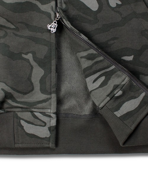 GALFY（ガルフィー）の「【GALFY/ガルフィー】復活わんわん大学パーカー（パーカー・メンズ・ブラック/オフホワイト/カモフラージュ・XL/L）」の5枚目の写真