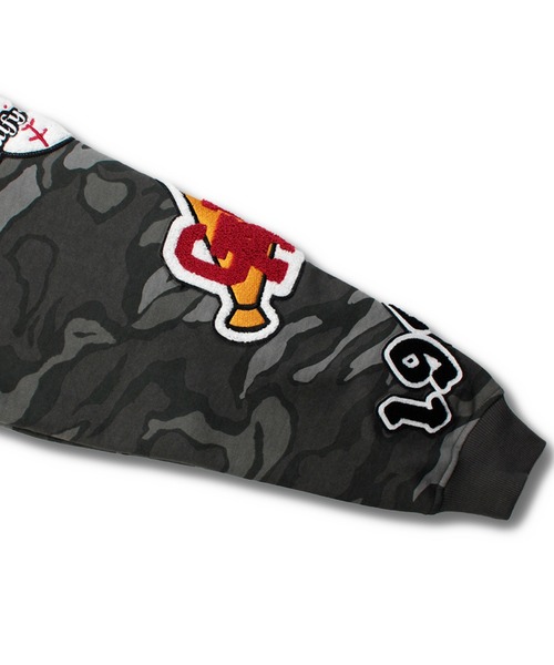 GALFY（ガルフィー）の「【GALFY/ガルフィー】復活わんわん大学パーカー（パーカー・メンズ・ブラック/オフホワイト/カモフラージュ・XL/L）」の18枚目の写真