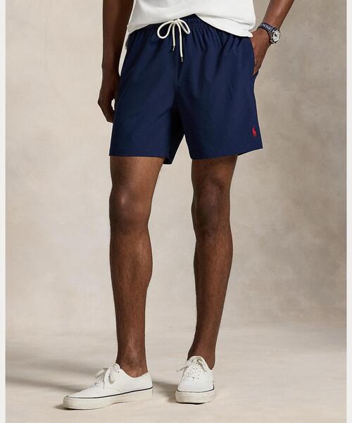 POLO RALPH LAUREN（ポロ ラルフ ローレン）の「5.75インチ トラベラー クラシック スイム パンツ（水着・メンズ・ネイビー系1・L/M/S/XL/XS/XXL）」の2枚目の写真