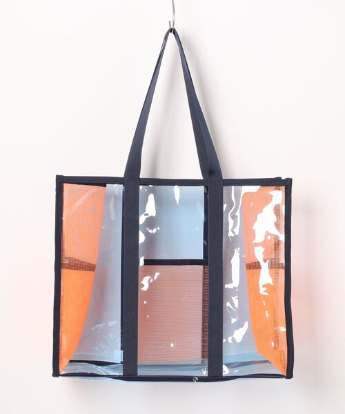 FOUND GOOD（ファウンドグッド）の「PVCビーチBAG（トートバッグ・レディース・グリーン系2/ブルー系・FREE）」の3枚目の写真