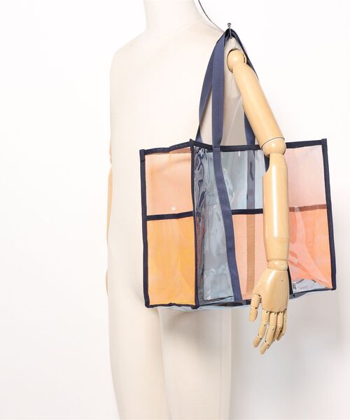 FOUND GOOD（ファウンドグッド）の「PVCビーチBAG（トートバッグ・レディース・グリーン系2/ブルー系・FREE）」の6枚目の写真