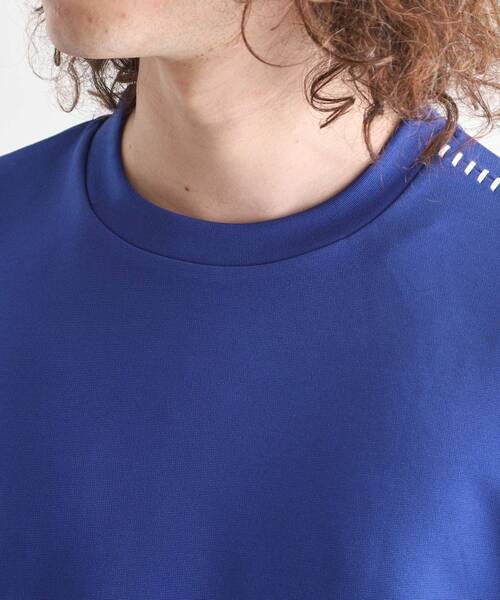 tk.TAKEO KIKUCHI（ティーケータケオキクチ）の「ハンドステッチスイッチカットソー（Tシャツ/カットソー・メンズ・ホワイト/ブルー/ブラック・02/03）」の20枚目の写真