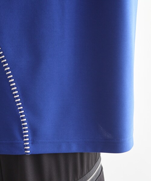 tk.TAKEO KIKUCHI（ティーケータケオキクチ）の「ハンドステッチスイッチカットソー（Tシャツ/カットソー・メンズ・ホワイト/ブルー/ブラック・02/03）」の22枚目の写真