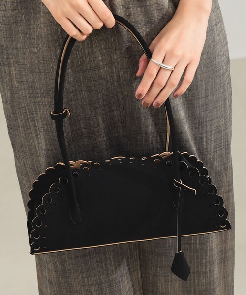 MARY AL TERNA / ENSOU スカラップ ハンドバッグ（トートバッグ