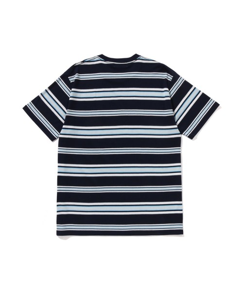 A BATHING APE(アベイシングエイプ)の「COLLEGE STRIPE TEE(Tシャツ/カットソー・メンズ・ホワイト/ネイビー/グリーン・LARGE/MEDIUM/X-LARGE/SMALL/XX-LARGE/XXX-LARGE)」の7枚目の写真