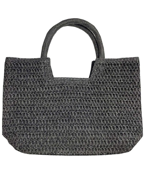 Edit Sheen(エディットシーン)の「ハンドルペーパーかごトート(かごバッグ・レディース・モカ/ブラック・FREE)」の10枚目の写真