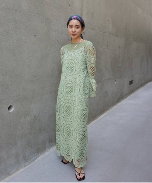 ワンピース Ameri bkd MEDI INDIAN BIG LACE DRESS（ワンピース）｜Ameri（アメリ）の