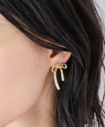 ANAP（アナップ）の「ライン リボン ピアス（ピアス（両耳用））」
