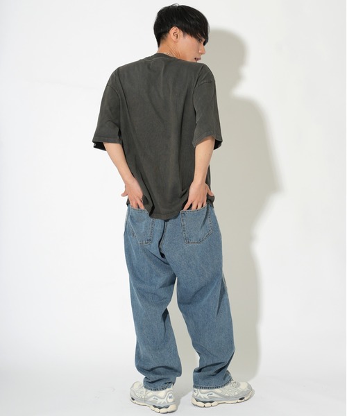 ATELANE（アテレーン）の「ATELANE/OE天竺ピグメント プリント、刺繍TEE（Tシャツ/カットソー・メンズ・ブラック系その他/アイボリー/ブラック/ホワイト系その他/レッド・LARGE/X-LARGE/MEDIUM）」の11枚目の写真