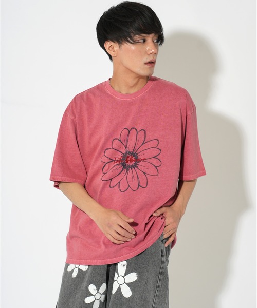 ATELANE（アテレーン）の「ATELANE/OE天竺ピグメント プリント、刺繍TEE（Tシャツ/カットソー・メンズ・ブラック系その他/アイボリー/ブラック/ホワイト系その他/レッド・LARGE/X-LARGE/MEDIUM）」の15枚目の写真