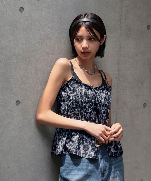 セール】シャーリングビスチェ（キャミソール）｜PAGEBOY（ページ